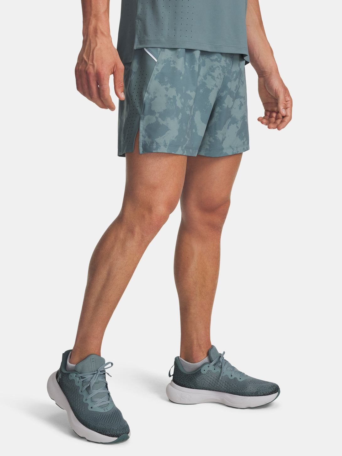 Under Armour Férfi rövidnadrág Launch Pro 7in Prtd Short-GRN Short