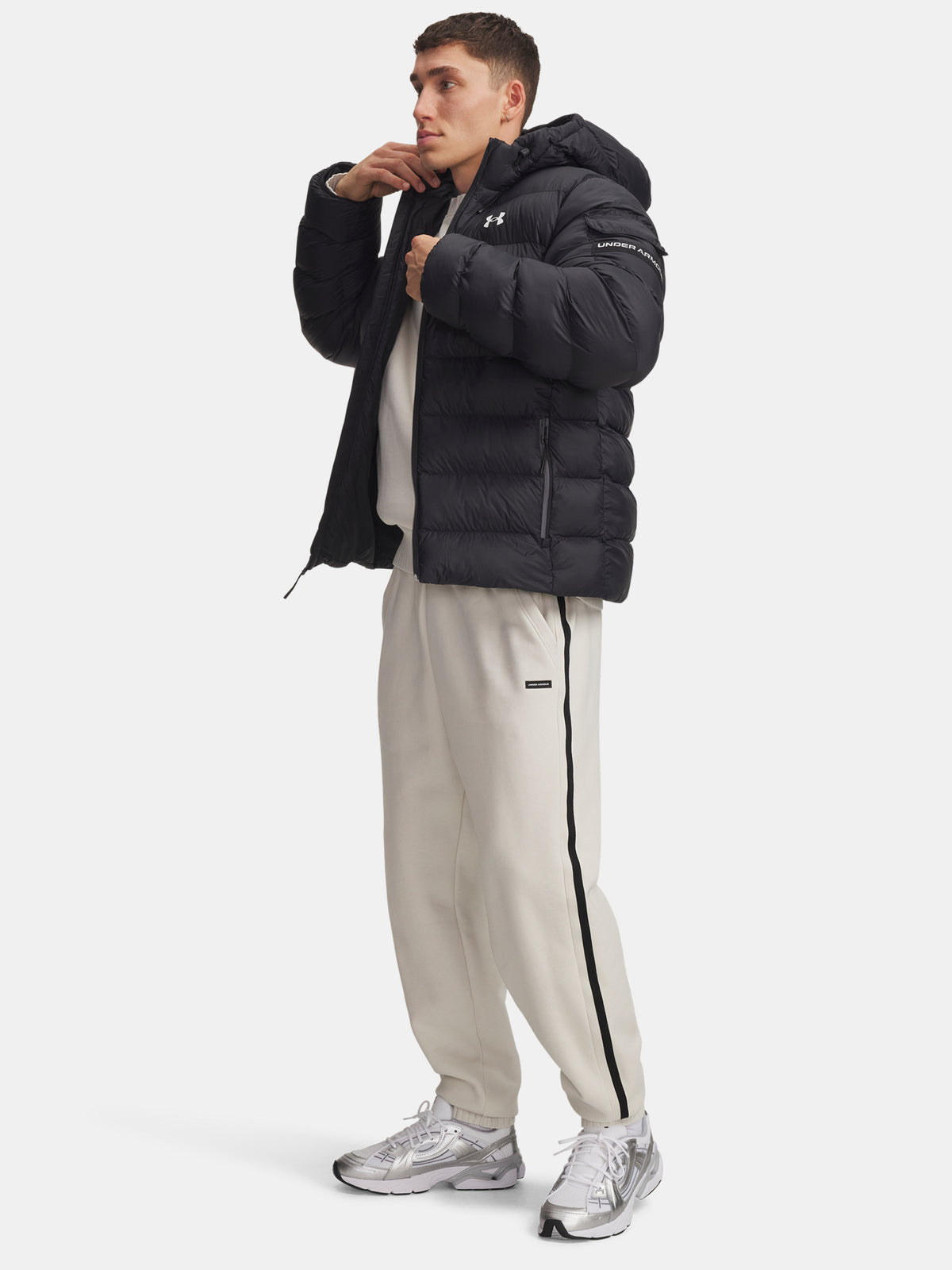 Férfi kabát Under Armour UA Sportswear Puff Jkt-BLK