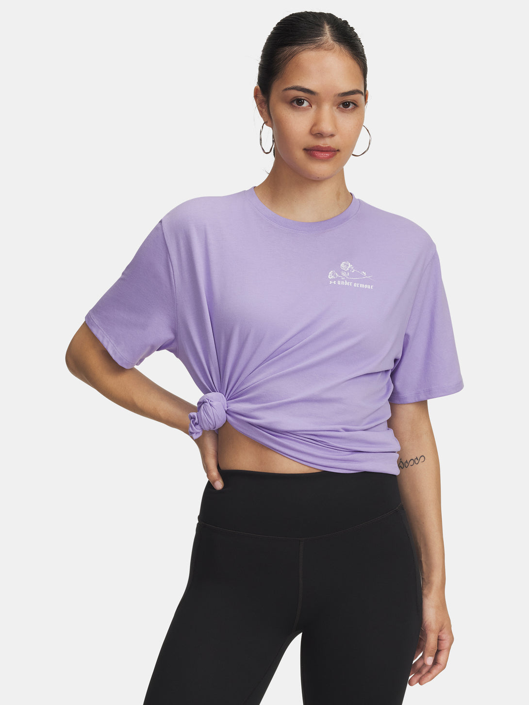 Under Armour Nõi póló UA Etched Roses OS SS-PPL Póló