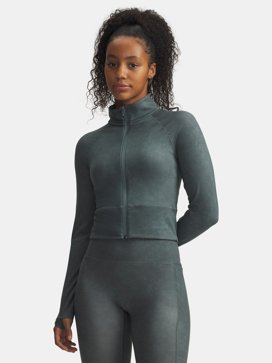 Under Armour Nõi pulóver Meridian Suede Effect FZ-BLU Kapucnis pulóver 