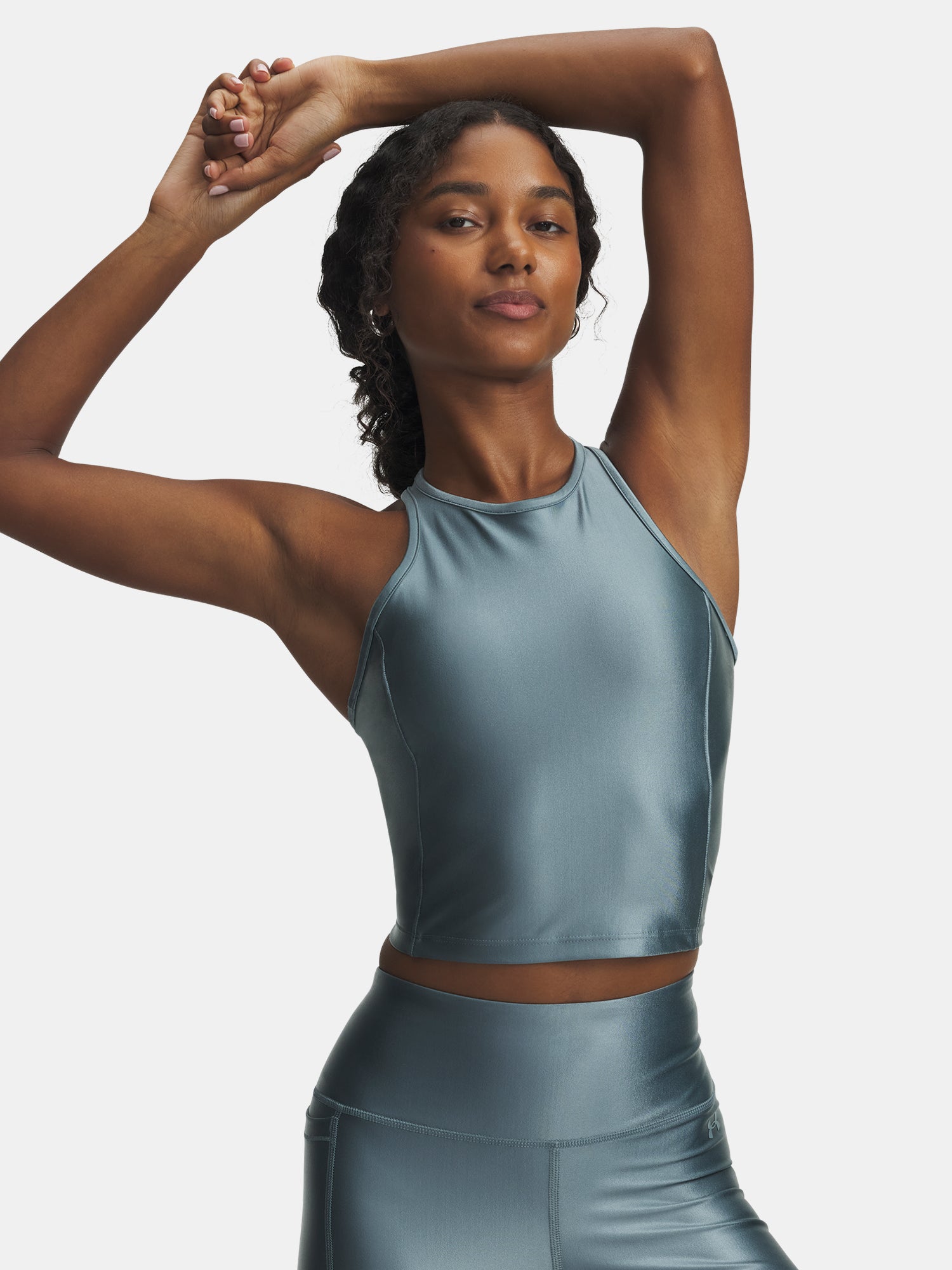 Under Armour Nõi trikó UA Motion Shine Tank-BLU Atléta
