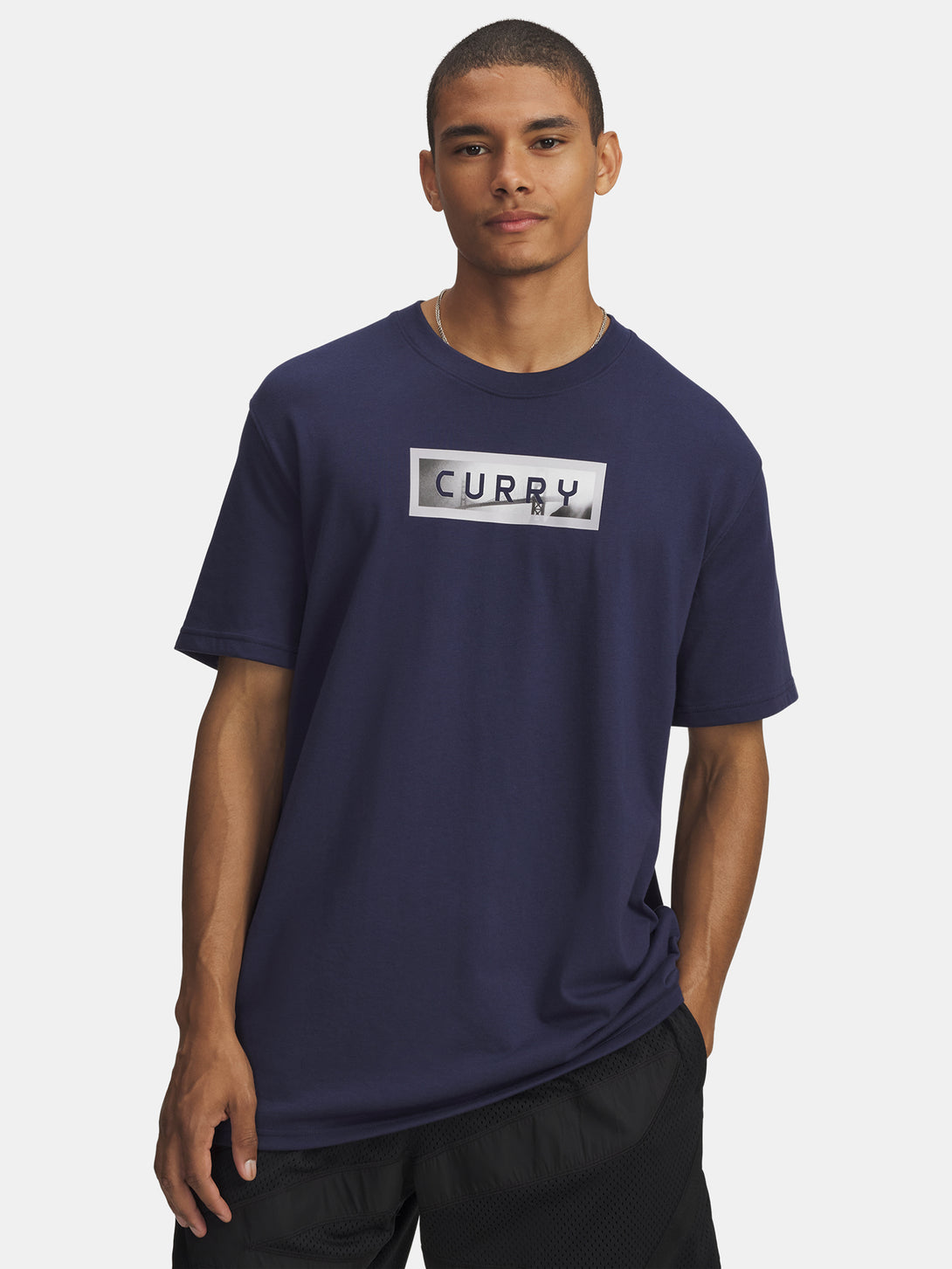 Under Armour Férfi Curry Trend Tee 1-BLU póló Póló