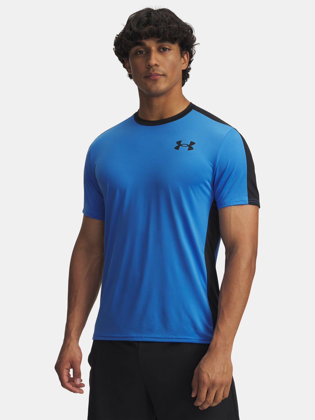 Under Armour Férfi póló UA HG Wordmark SS-BLU Póló