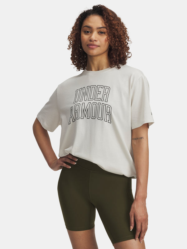 Under Armour Nõi póló Rival OS Campus Tee-WHT Póló