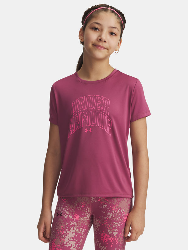Under Armour Lány póló Tech Varsity Graphic SS-RED Póló