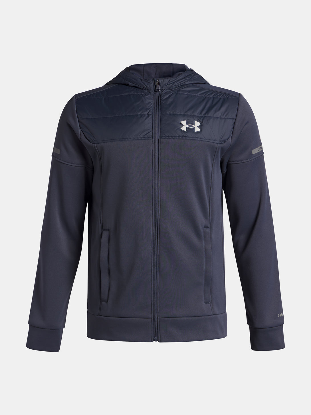 Under Armour Fiú pulóver UA Armour Flc Pro Utility FZ-GRY Kapucnis pulóver 