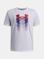 Fiú póló Under Armour UA B Logo Blur SS