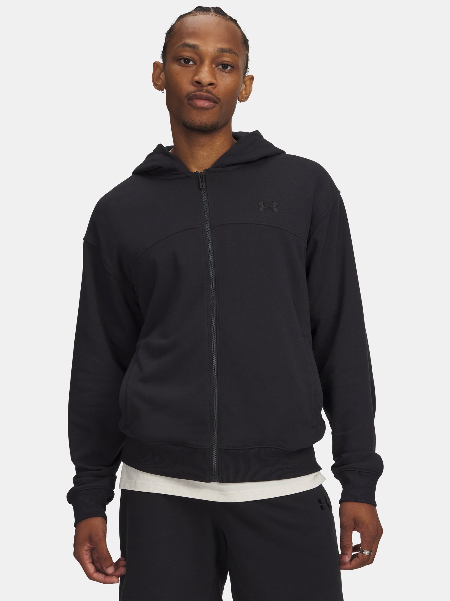 Pánská mikina Under Armour UA Rival LW FZ-BLK