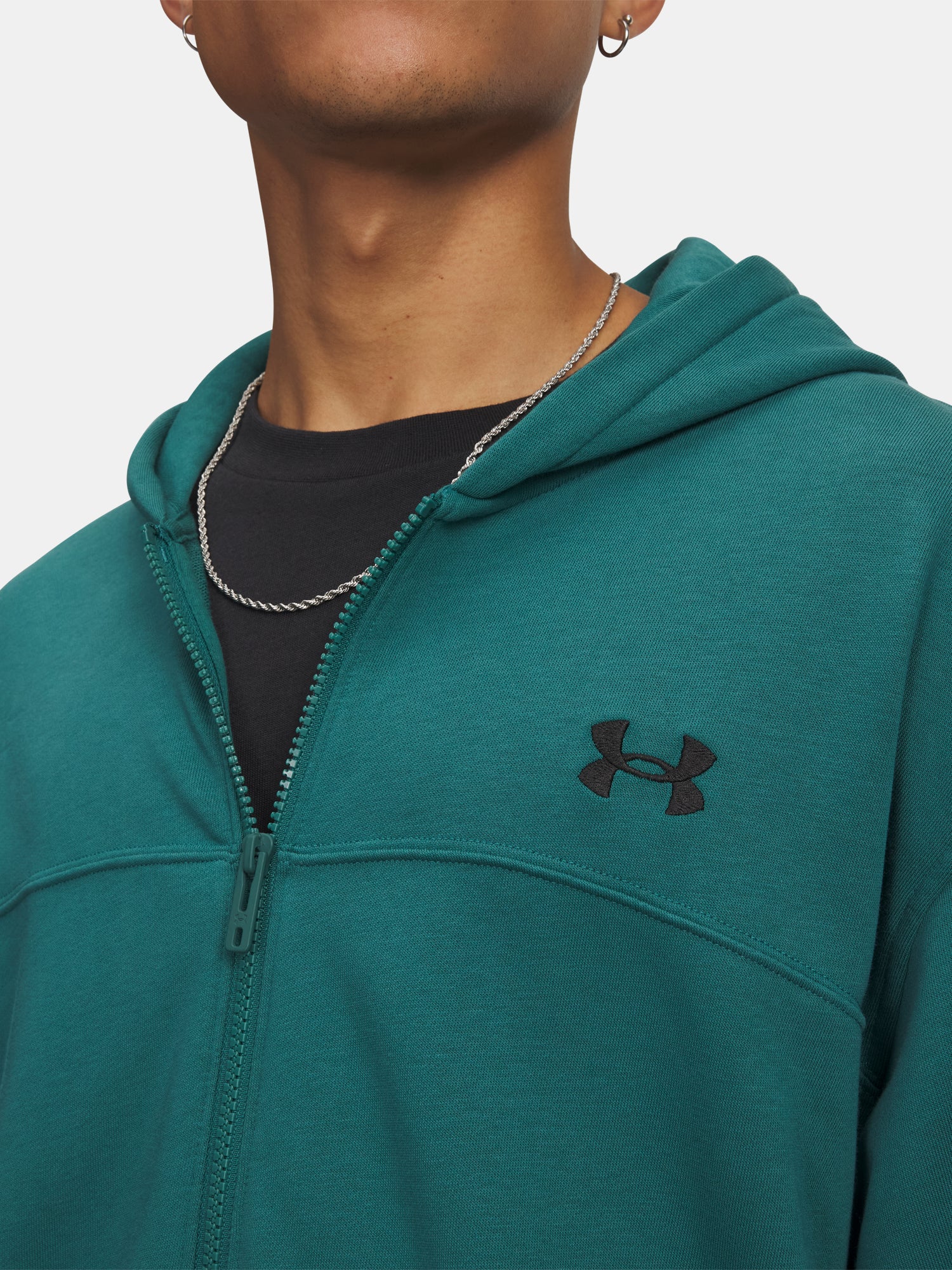 Férfi pulóver Under Armour UA Rival LW FZ