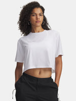 Dámské triko Under Armour UA W WM CROP SS-WHT