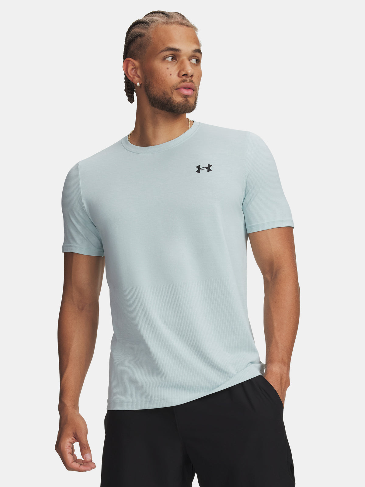 Férfi póló Under Armour UA Vanish Elite Seamless SS-BLU