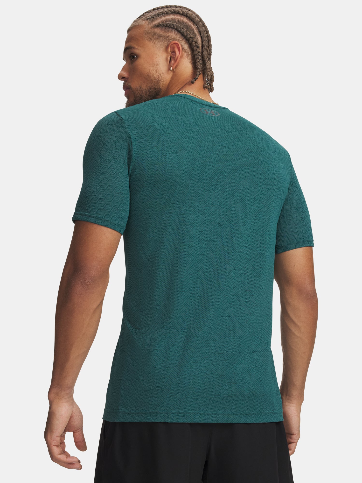 Férfi póló Under Armour Vanish Seamless Novelty SS-GRN