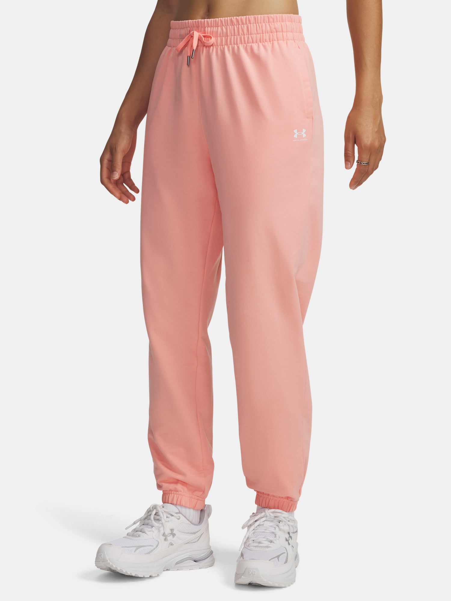 Dámské tepláky Under Armour Sport Terry Jogger-PNK