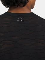 Férfi póló Under Armour UA Halo Jacquard LS-BLK