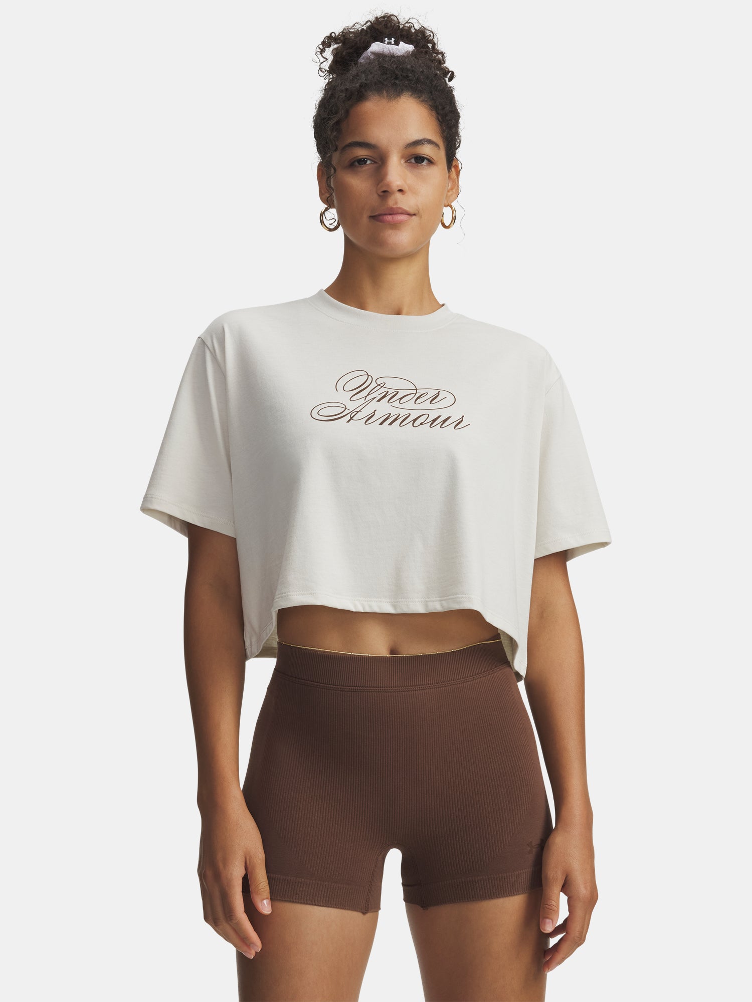 Nõi póló Under Armour UA W SCRIPTHEART CROP SS