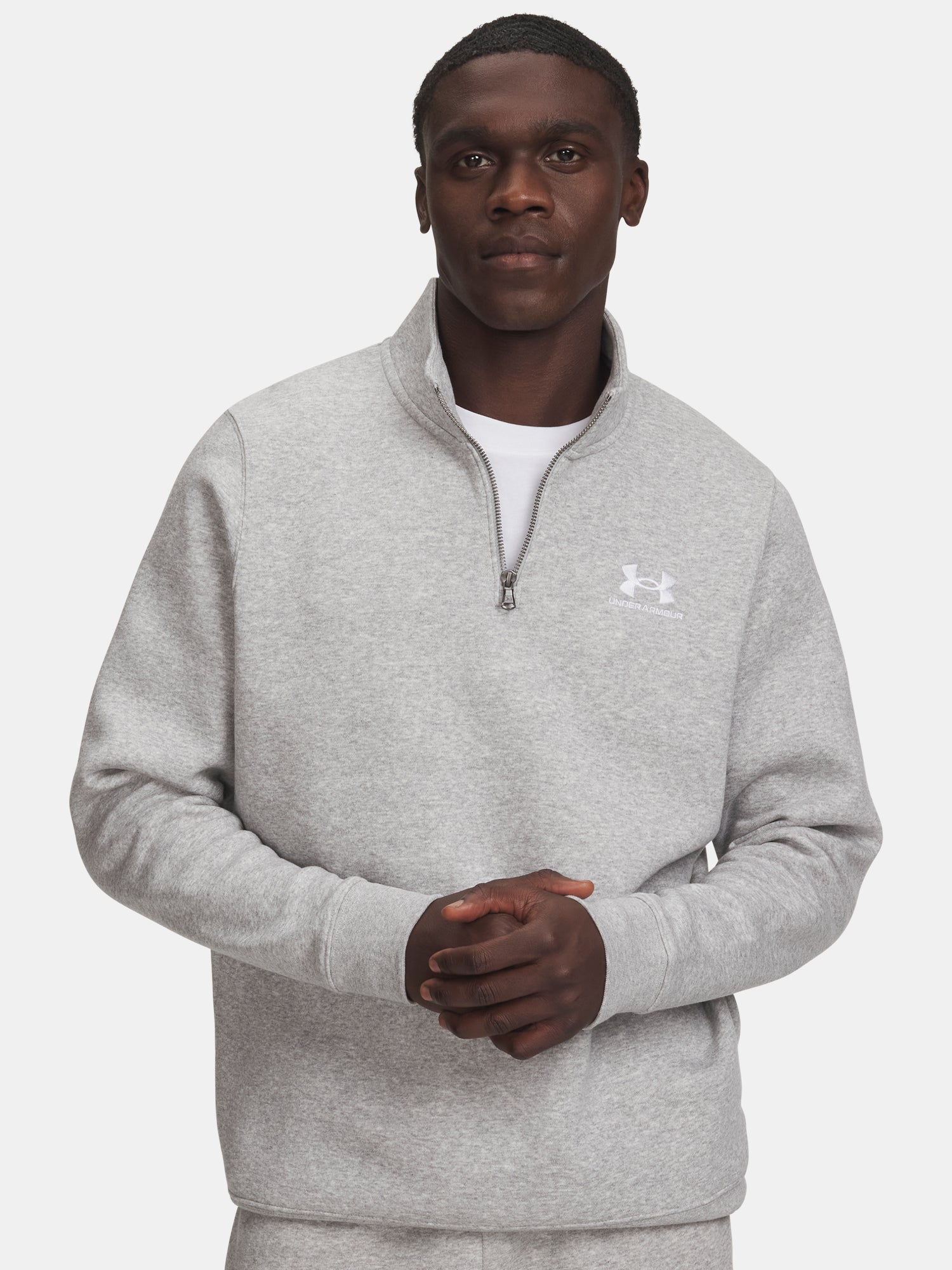 Pánská mikina Under Armour UA Icon Fleece 1/4 Zip-GRY