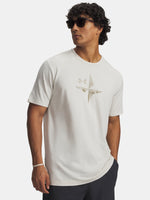 Férfi póló Under Armour UA EXPLOR Graphic SS-WHT
