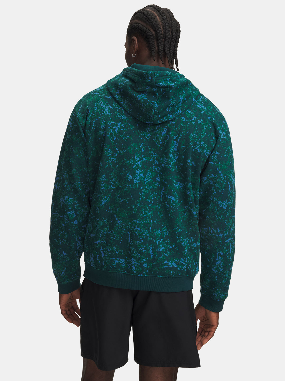 Férfi Under Armour UA Rival Flc Prtd Hoodie pulóver