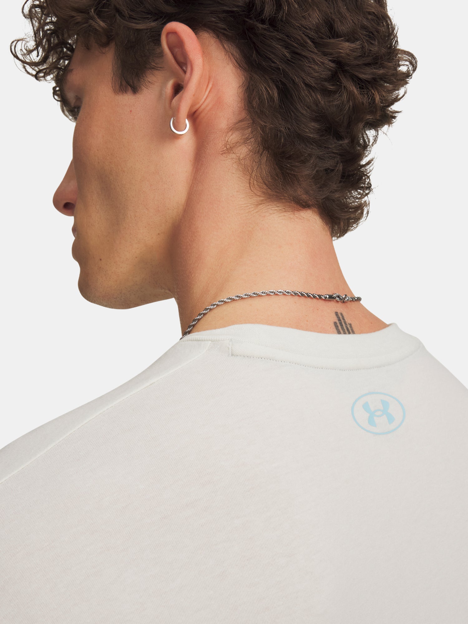 Férfi póló Under Armour UA M 60/40S BLEND LOGO SS