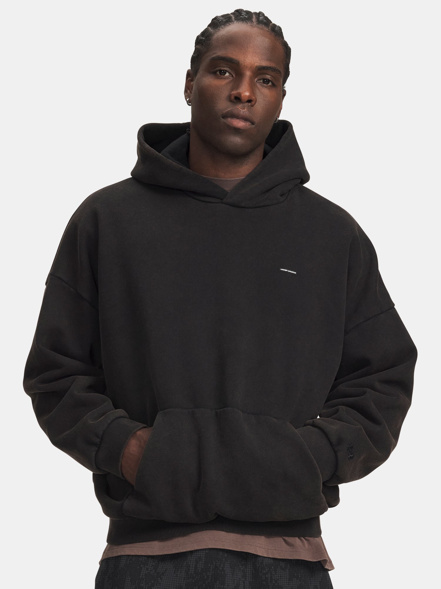 Férfi Under Armour UA Icon HW Flc Washed Hoodie pulóver