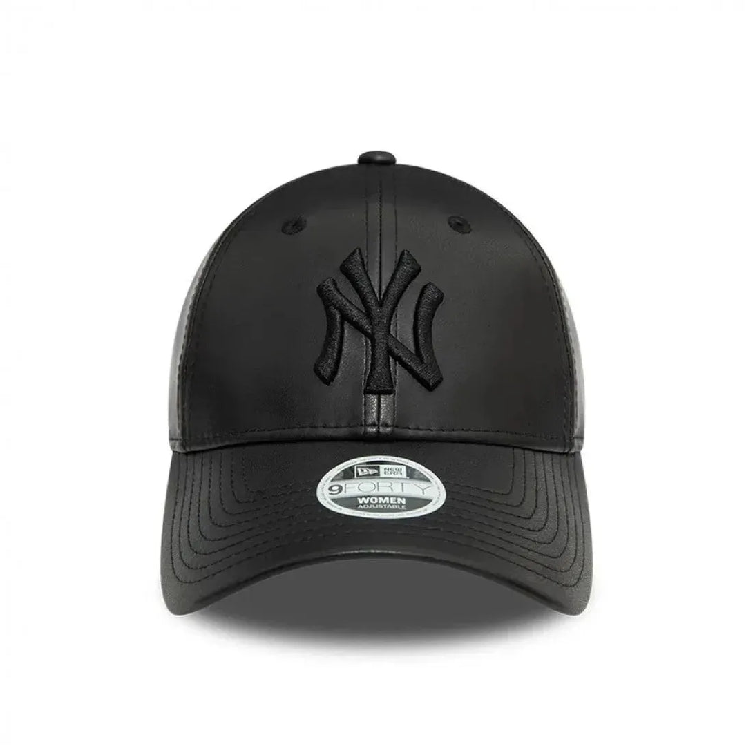 New York Yankees Faux Leather Black 9FORTY Baseball sapka, női - Sportmania.hu