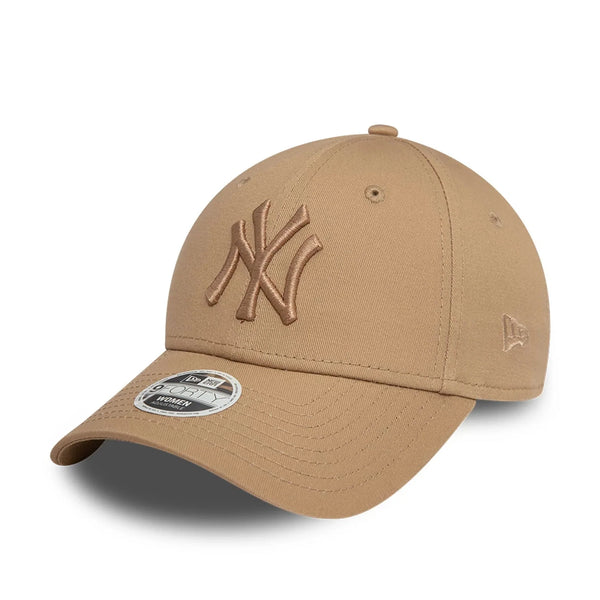 New Era New York Yankees Womens League Essential Light Beige 9FORTY baseball sapka