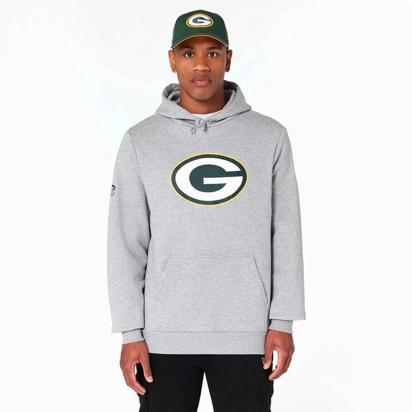 New Era Green Bay Packers NFL Grey kapucnis pulóver