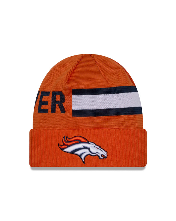 New Era Denver Broncos NFL Sideline 2024 Cuff Knit Beanie kötött sapka