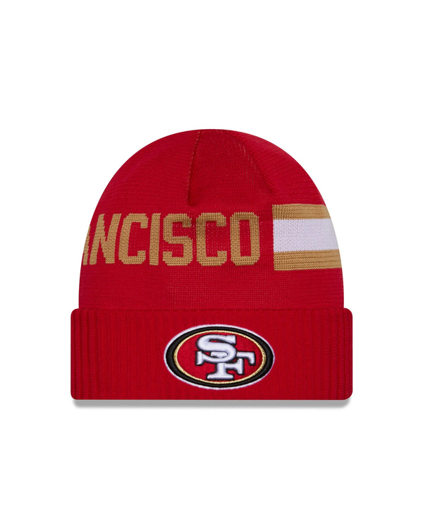 New Era San Francisco 49ers NFL Sideline 2024 Cuff Knit Beanie kötött sapka - Sportmania.hu