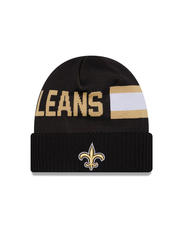 New Era New Orleans Saints NFL Sideline 2024 Cuff Knit Beanie kötött sapka