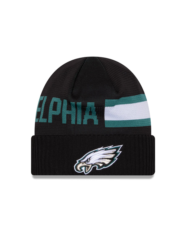 New Era Philadelphia Eagles NFL Sideline 2024 Cuff Knit Beanie kötött sapka - Sportmania.hu