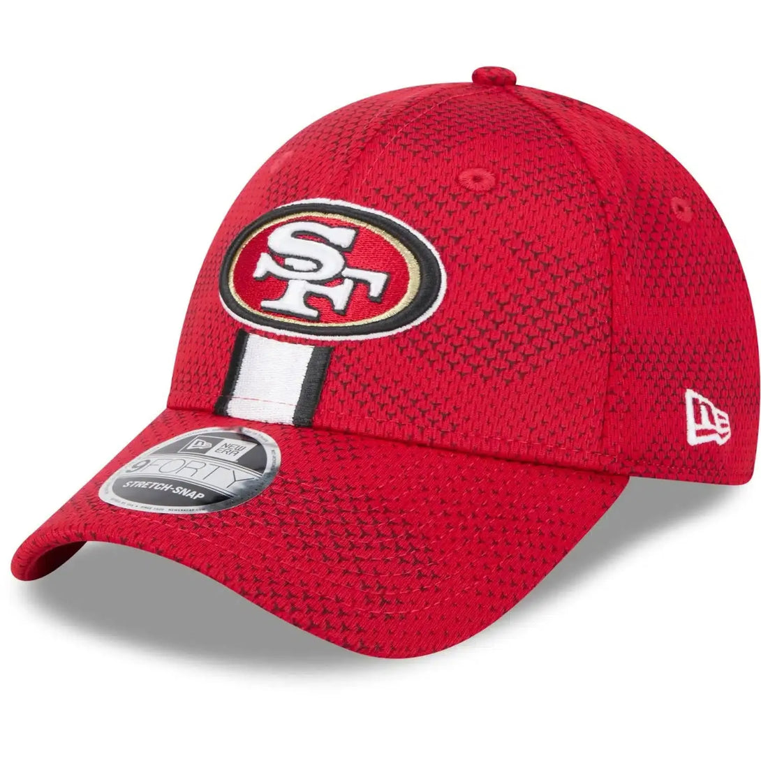 New Era San Francisco 49ers NFL Sideline 2024 Red 9FORTY Stretch baseball sapka - Sportmania.hu