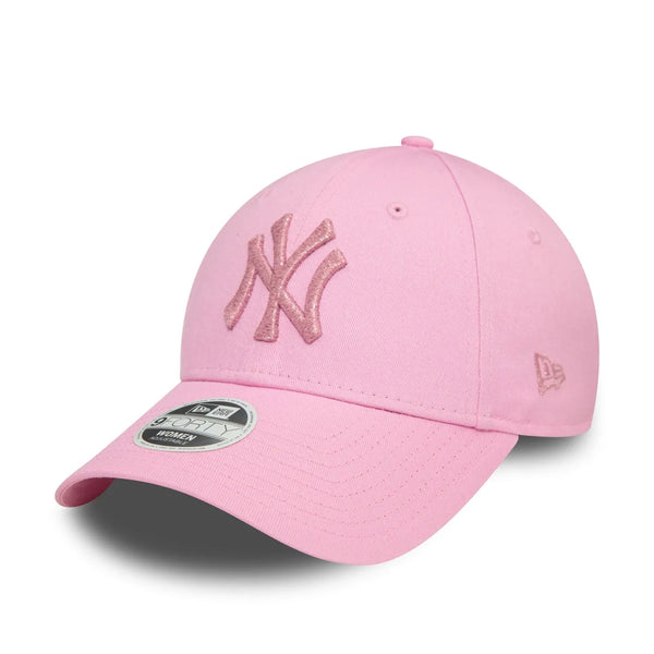 New Era New York Yankees Metallic Logo Pink 9FORTY baseball sapka, női