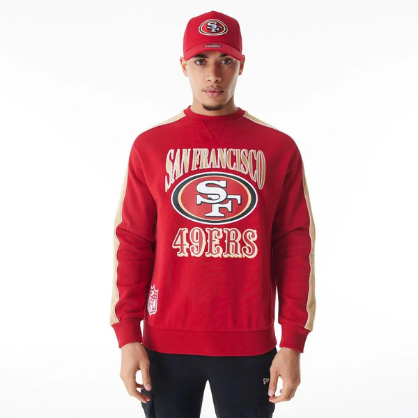 New Era San Francisco 49Ers NFL Graphic Red pulóver