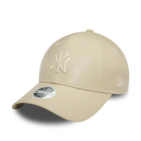 New Era New York Yankees Beige 9TWENTY baseball sapka, női, műbőr