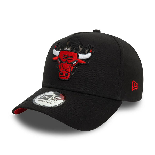 New Era Chicago Bulls NBA Flame Black 9FORTY E-Frame Trucker sapka