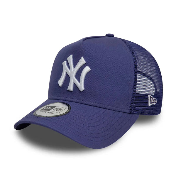 New York Yankees League Essential Dark Blue 9FORTY A-Frame Trucker sapka