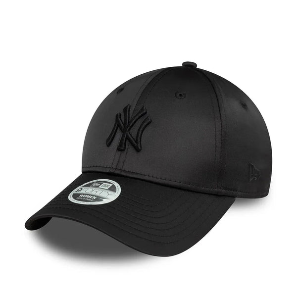 New York Yankees Womens Satin Black 9FORTY szatén baseball sapka, női