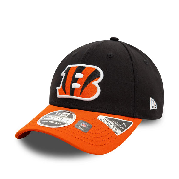 New Era Cincinnati Bengals NFL Black 9FORTY Stretch Snap sapka