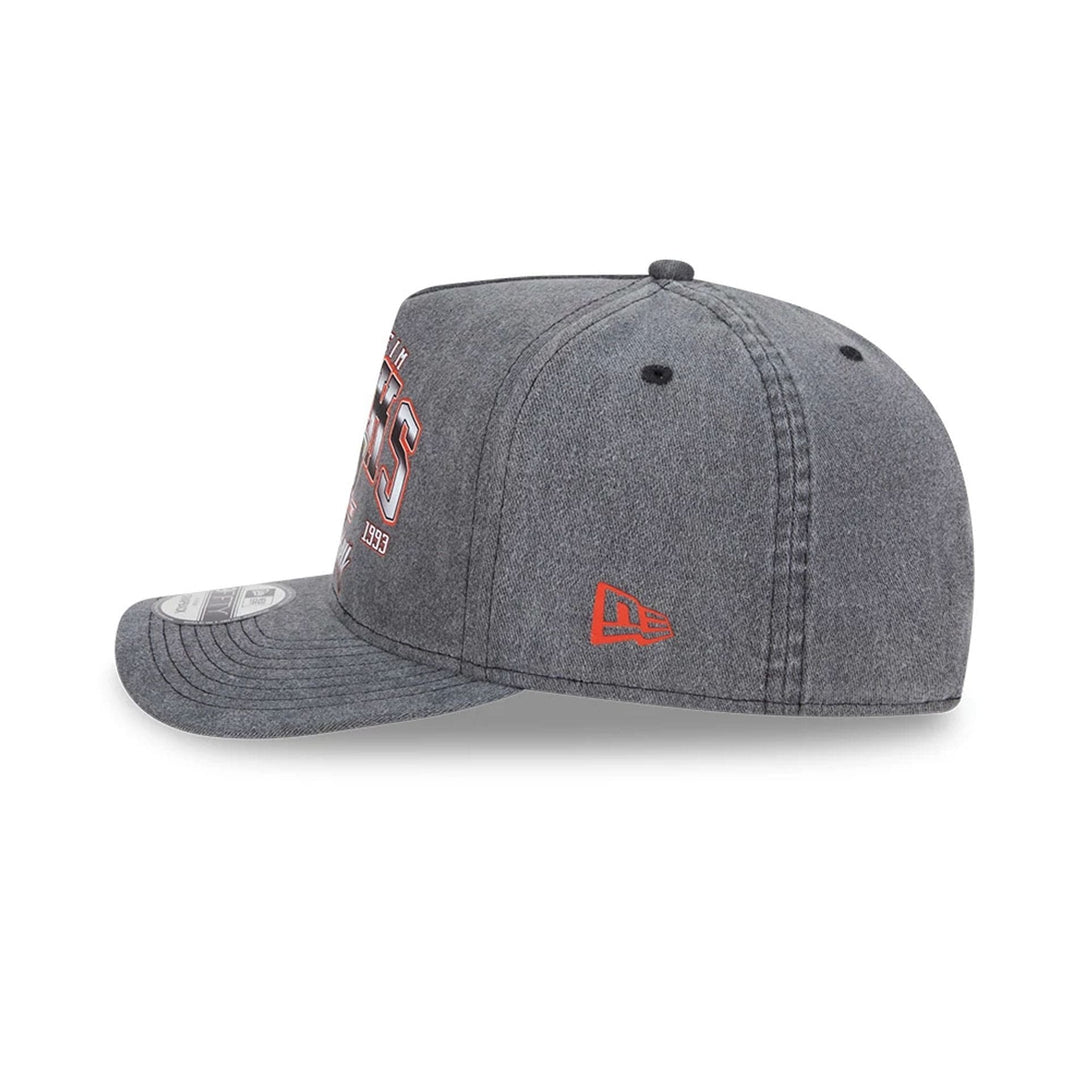 Anaheim Ducks NHL Washed Black 9FIFTY A-Frame Adjustable Cap - baseball sapka