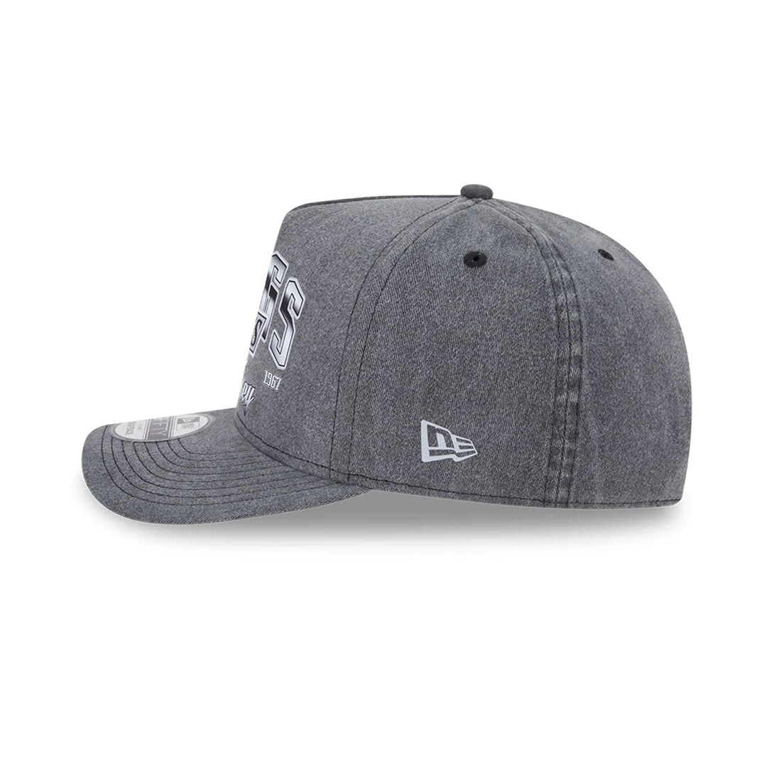 LA Kings NHL Washed Black 9FIFTY A-Frame Adjustable Cap - baseball sapka