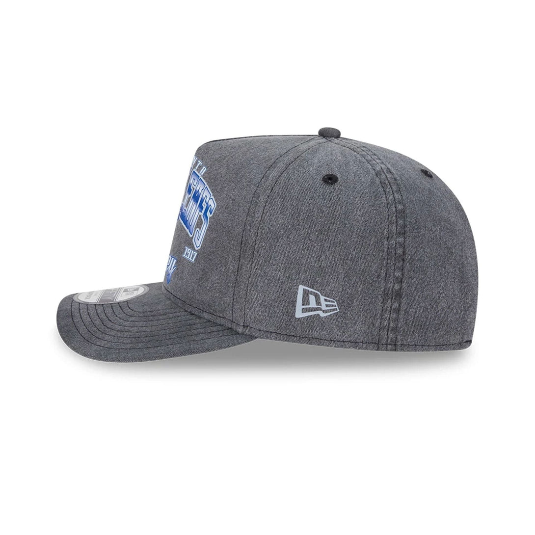 Toronto Maple Leafs NHL Washed Black 9FIFTY A-Frame Adjustable Cap - baseball sapka