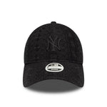 New York Yankees Womens MLB Broderie Black 9TWENTY női baseball sapka