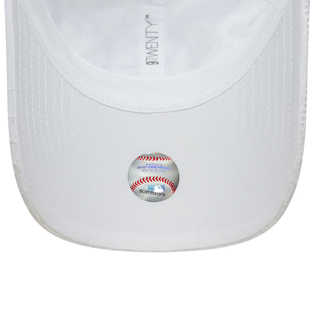 New York Yankees Womens MLB Broderie White 9TWENTY női baseball sapka