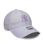 New Era New York Yankees Seersucker 9TWENTY Purple női baseball sapka