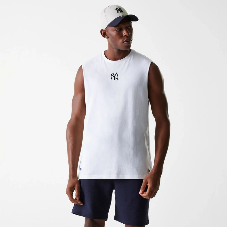 New York Yankees MLB Midi White Sleeveless Atléta