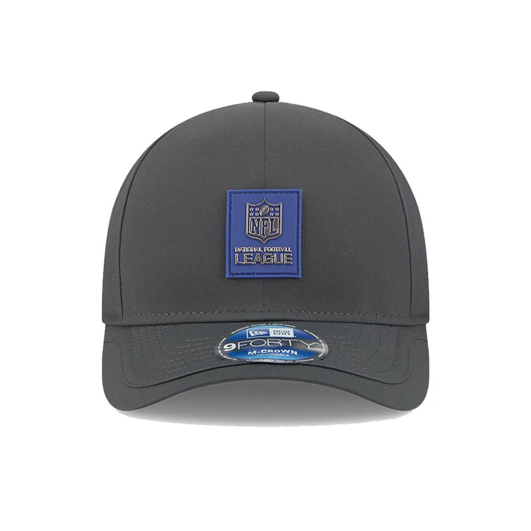 Official Logo NFL Sideline 2025 Charcoal 9FORTY M-Crown Adjustable Cap - baseball sapka