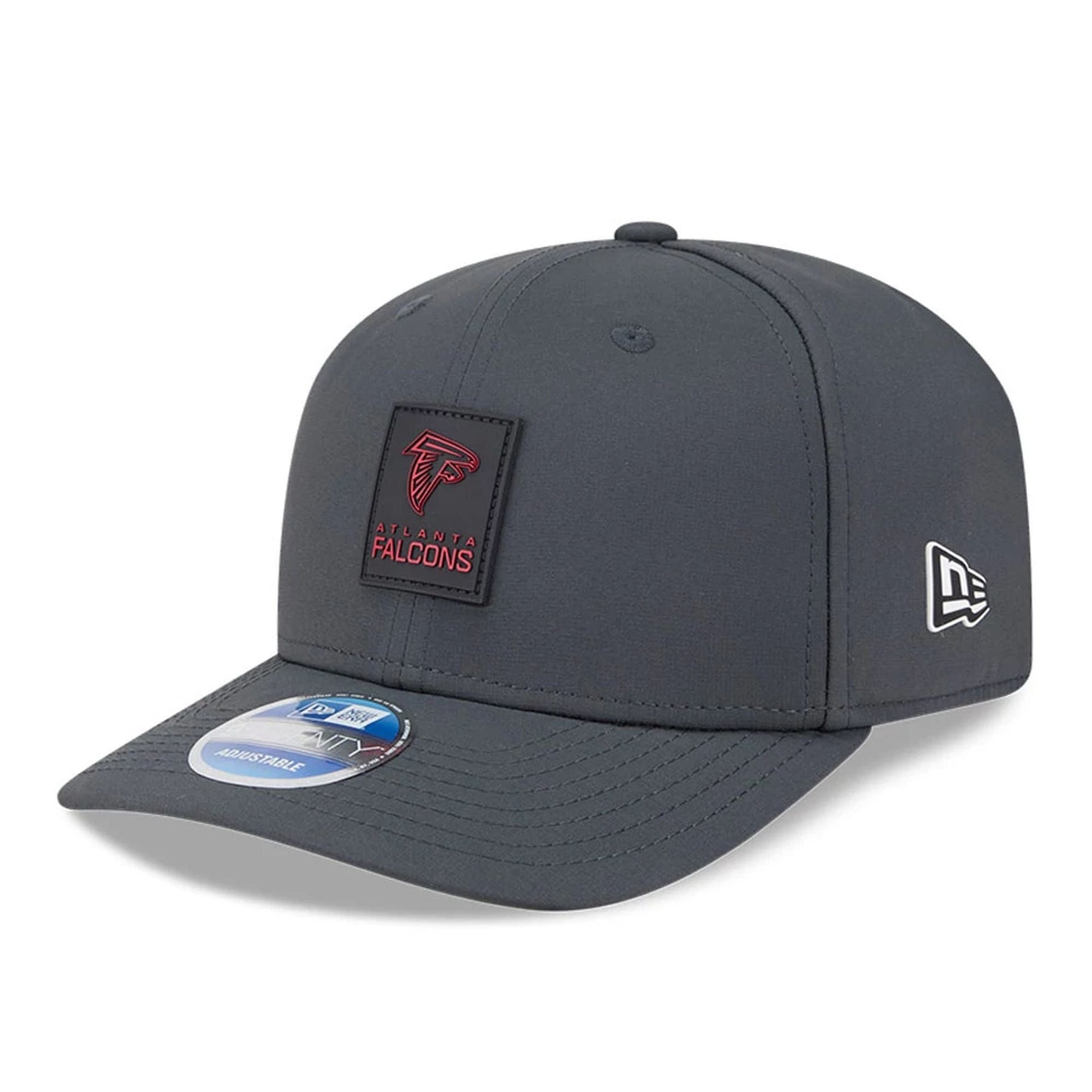 Atlanta Falcons NFL Sideline 2025 Charcoal 9SEVENTY Stretch Snap Adjustable Cap - baseball sapka