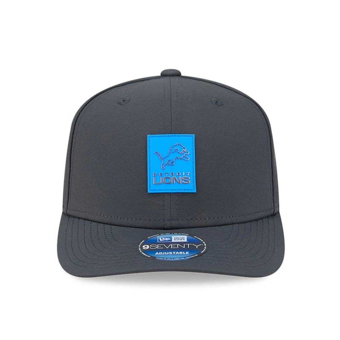 Detroit Lions NFL Sideline 2025 Charcoal 9SEVENTY Stretch Snap Adjustable Cap - baseball sapka