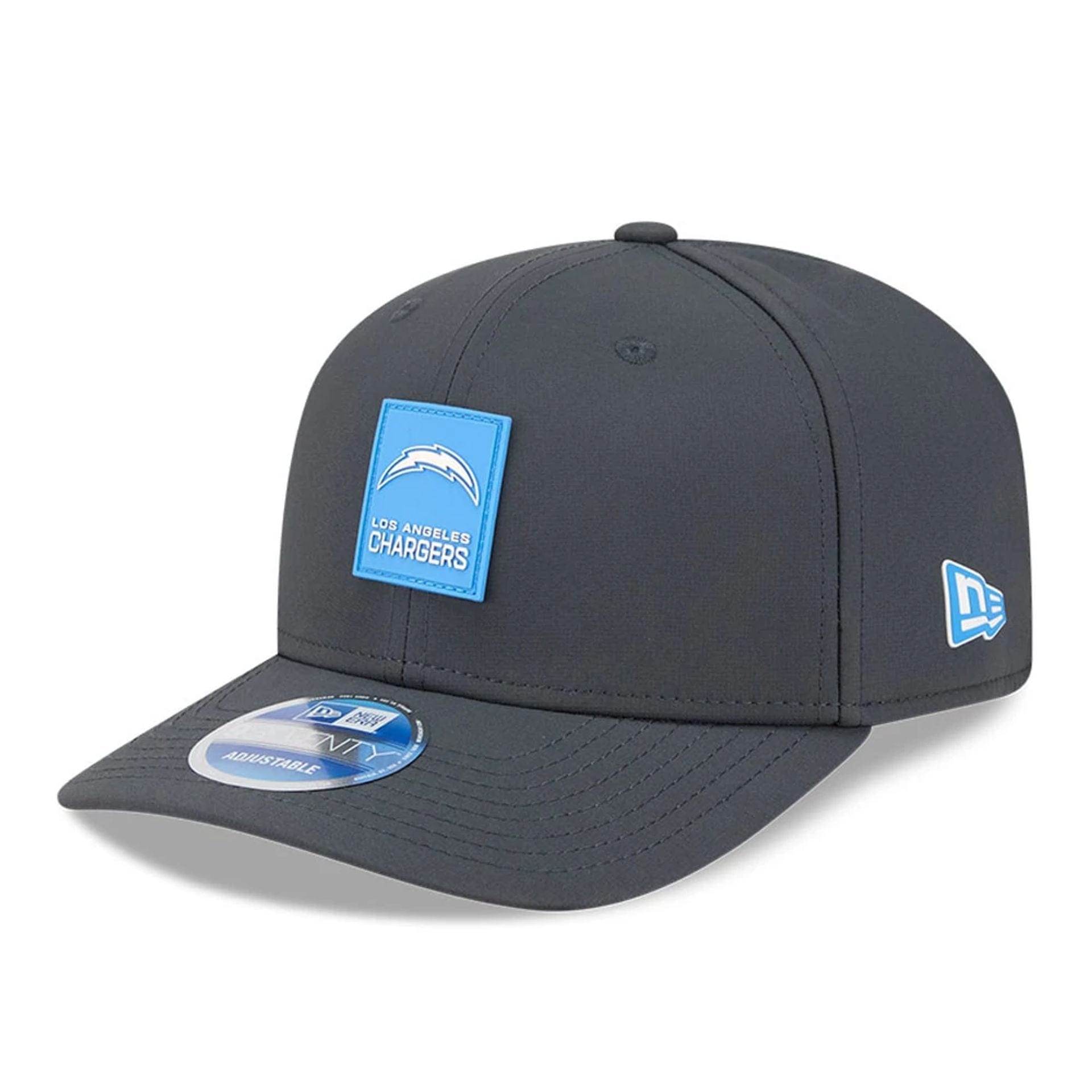 LA Chargers NFL Sideline 2025 Charcoal 9SEVENTY Stretch Snap Adjustable Cap - baseball sapka
